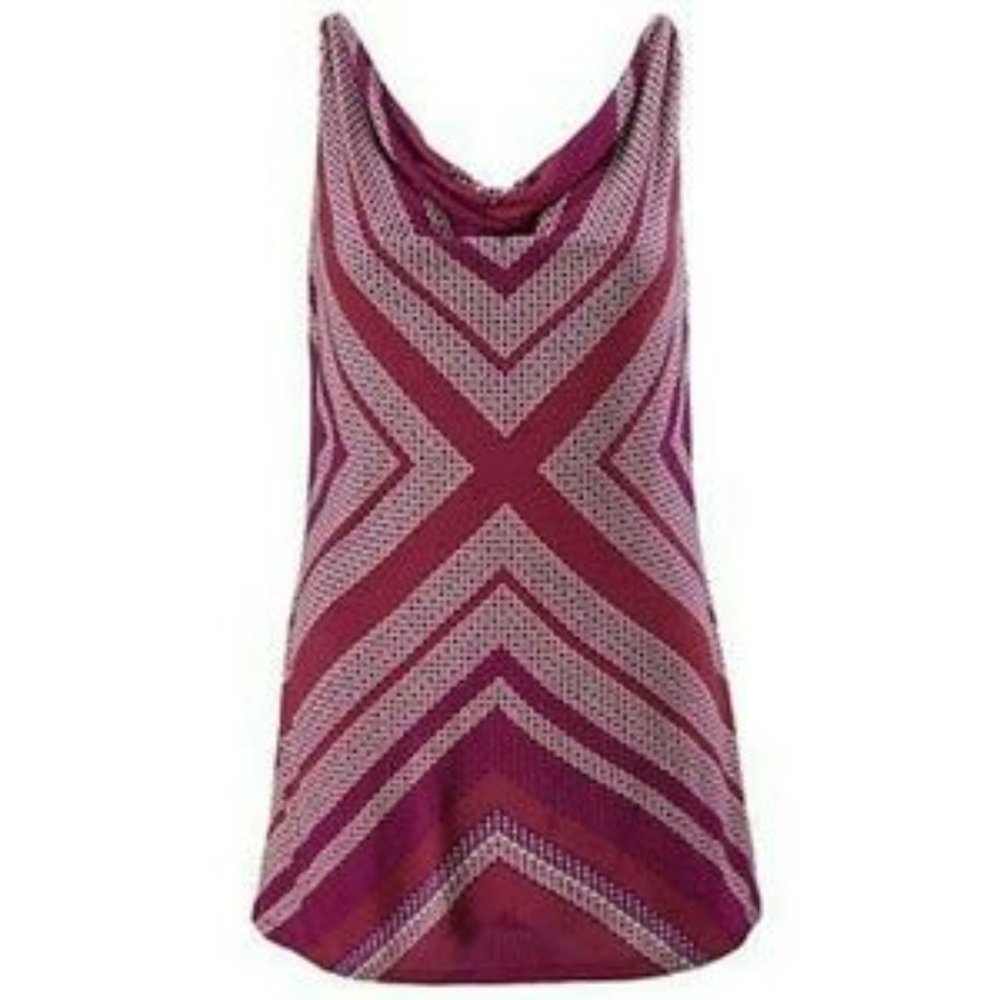 CAbi 3084 Printed Drape tank top Small